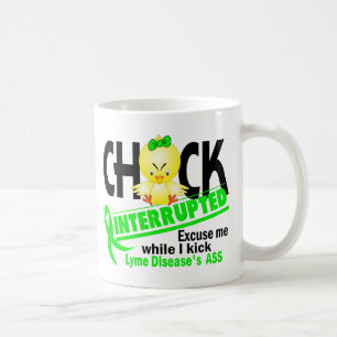 Chick onderbroken 2 lymfeziekte koffiemok