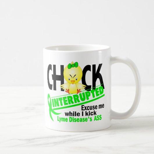 Chick onderbroken 2 lymfeziekte koffiemok (Rechts)