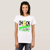 Chick onderbroken 2 lymfeziekte t-shirt (Voorkant volledig)