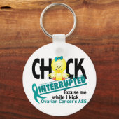 Chick Onderbroken 2 ovariumkanker Sleutelhanger (Voorkant)