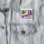 Chick Onderbroken 2 ziekte van Crohn Vierkante Button 5,1 Cm (In situ)