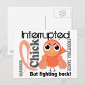 Chick Onderbroken 3 endometriumkanker Briefkaart (Voorkant / Achterkant)