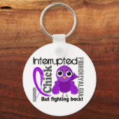Chick Onderbroken 3 Fibromyalgie Sleutelhanger (Voorkant)