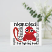Chick Onderbroken 3 multipel myeloom Briefkaart (Staand voorkant)