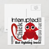 Chick Onderbroken 3 multipel myeloom Briefkaart (Voorkant / Achterkant)