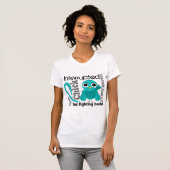 Chick Onderbroken 3 ovariumkanker T-shirt (Voorkant volledig)
