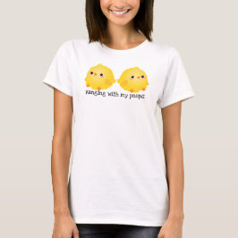 Chick, opknoping met mijn peeps t-shirt