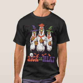 Chick or Treat Design Art T-shirt