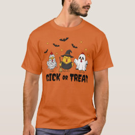 Chick or Treat Funny Chicken Halloween T-shirt