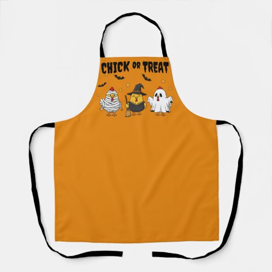 Chick or Treat Funny Chickens Halloween Schort (Voorkant)