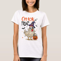 Chick or Treat - Halloween Mummy Chicken