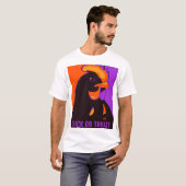 Chick or Treat Halloween Pop Art Chicken Tshirt (Voorkant volledig)