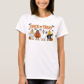 Chick Or Treat Halloween T-shirt (Voorkant)
