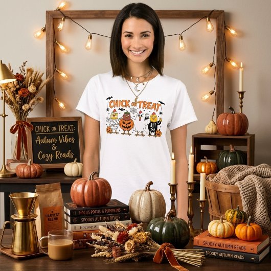 Chick Or Treat Halloween T-shirt