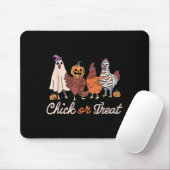 Chick Or Treat Halloween Witch Soky Chicken Muismat (Met muis)