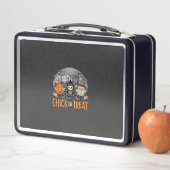 Chick or Treat Schattig Halloween Kerkhof Design_1 (In situ)