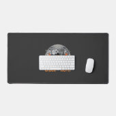 Chick or Treat Schattig Halloween Kerkhof Design_1 Bureaumat (Keyboard & Muis)