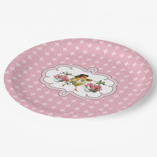 chick paasbrunch | Partij Papieren Bordje (Gekanteld)