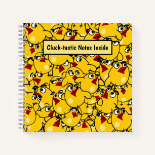 Chick Pattern Gepersonaliseerd Notitieboek