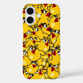 Chick Pattern Telefoonhoesje iPhone 16 Hoesje