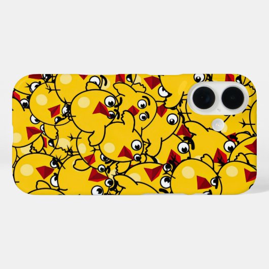 Chick Pattern Telefoonhoesje Case-Mate iPhone Case (Achterkant (horizontaal))