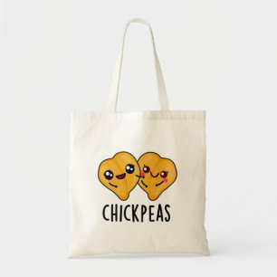 Chick Peas Funny Food Pun Tote Bag