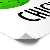 Chick Peas Funny Girl Pea Pun  Poster (Hoek)