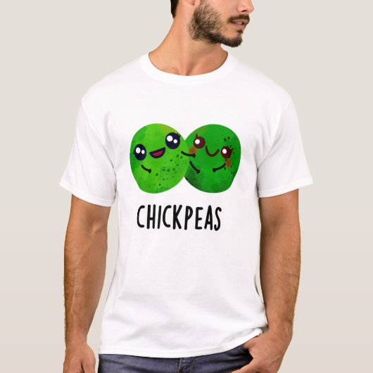 Chick Peas Funny Girl Pea Pun T-shirt (Voorkant)