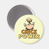Chick Power T-shirts en geschenken voor haar Magneet (Voorkant / Achterkant)