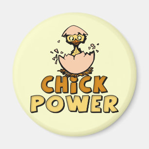 Chick Power T-shirts en geschenken voor haar Magneet