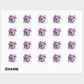 Chick Skull Ronde Sticker (Vel)