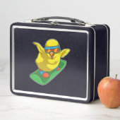 Chick Snowboarder Snowboard (In situ)