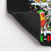 Chick Squad Xmas Group Santa Elf Chickens On Tree Muismat (Hoek)