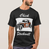 Chick Stockwell Old Time Race Car Racearena T-shirt (Voorkant)