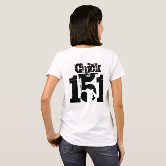 Chick Stockwell Old Time Race Car Racearena T-shirt (Achterkant volledig)