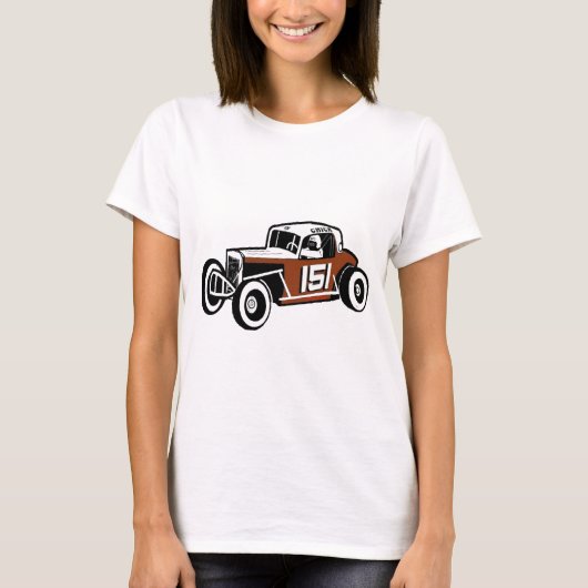 Chick Stockwell Old Time Race Car Racearena T-shirt (Voorkant)