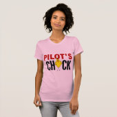 CHICK VAN HET PILOT T-SHIRT (Voorkant volledig)