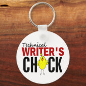 Chick van technisch schrijver sleutelhanger (Voorkant)