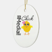 Chick voor specialisten op het gebied van sociale keramisch ornament (Links)