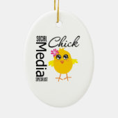 Chick voor specialisten op het gebied van sociale keramisch ornament (Achterkant)