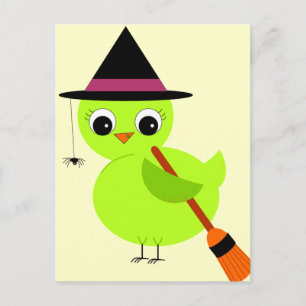 Chick Witch Briefkaart