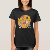 chick zombie funny t-shirt (Voorkant)