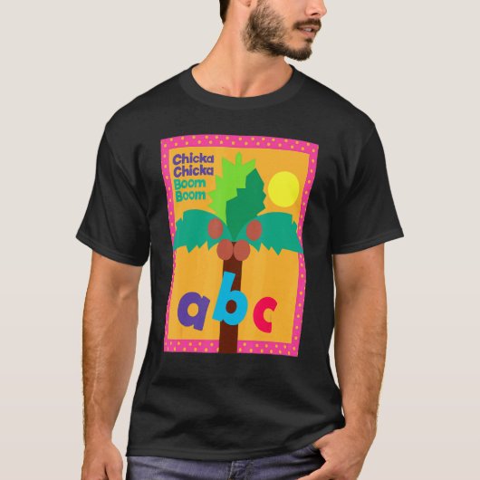 Chicka Chicka Boom Boom Kinderen Leren Abc T-shirt (Voorkant)
