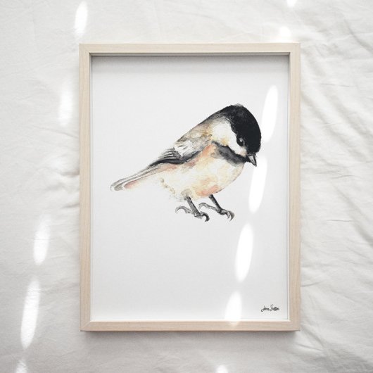 Chickade Art Print