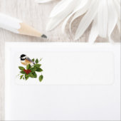 Chickade op Holly Label (Insitu)