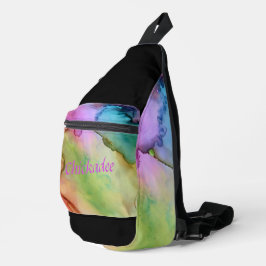 "Chickade" Print gesneden naaizak Sling Bag