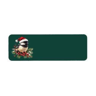 Chickadee-Adresetiketten Etiket