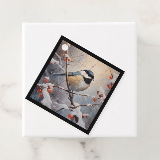 Chickadee Bedankjes Labels (In situ)