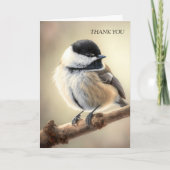 Chickadee bedankt je kaart (Voorkant)