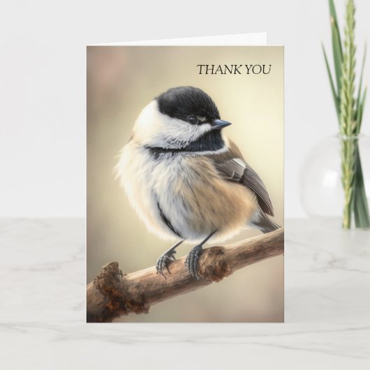 Chickadee bedankt je kaart (Voorkant)